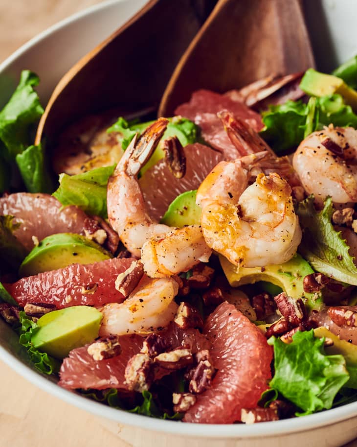 Shrimp, Grapefruit, and Avocado Salad The Kitchn